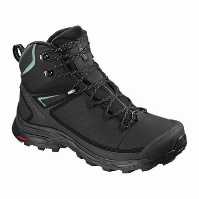 Női Salomon X ULTRA MID WINTER CS WP W Téli Bakancs SA3745160 Fekete